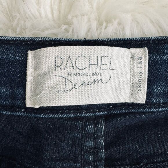 Rachel Roy Skinny Jeans Womens 28 Dark Blue Denim Stretch Measures 28 x 29.5 - Picture 3 of 8